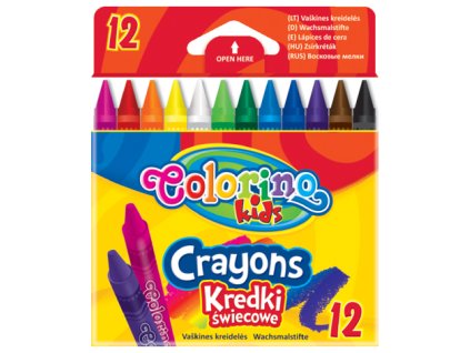 76266 voskovky colorino 12 barev