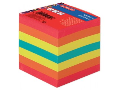 7683 1 kostka herlitz lepena 9x9x9cm 700 listu barevna