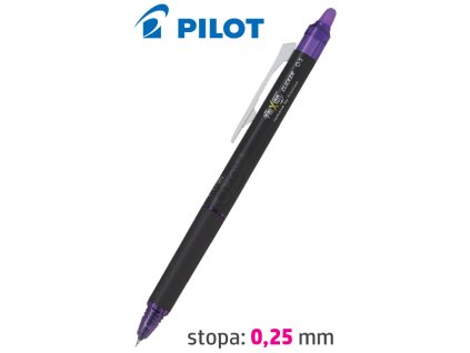 77175 pilot frixion point clicker 0 5mm fialovy