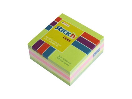 7731 1 blocek hopax 51x51mm 250 listu neon