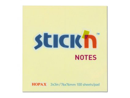7737 1 blocek hopax 76x76mm 100 listu zluty