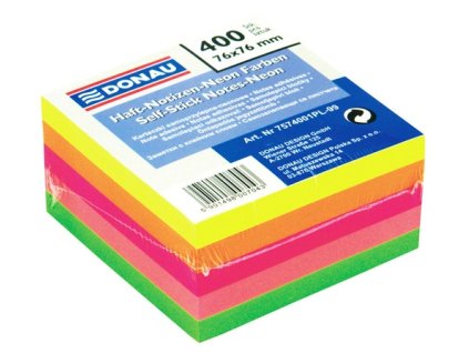 7788 1 blocek donau 76x76mm 400 listu neon