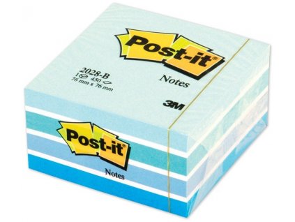 Bloček POST-IT 2028 76x76mm 450 listů modrý