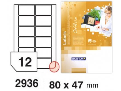 Etikety Office 80x47mm R0100.2936A