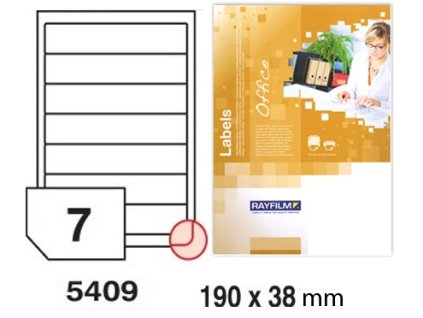 8013 1 etikety office 190x38mm r0100 5409a