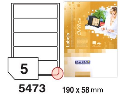 8016 1 etikety office 190x58mm r0100 5473a