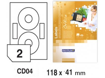 Etikety Office 118x41mm R0100.CD04A
