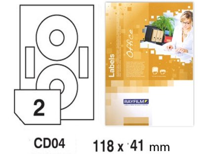 8070 1 etikety office 118x41mm r0100 cd04a