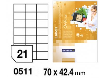 Etikety Office 70x42,4mm R0100.0511A