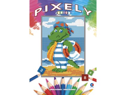 84873 omalovanka a4 pixely junior