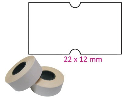 8517 1 etikety cola ply do klesti 22x12mm bile