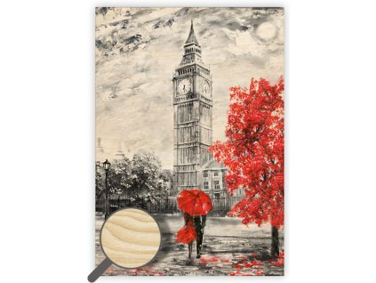 87378 3 dreveny obraz big ben ii