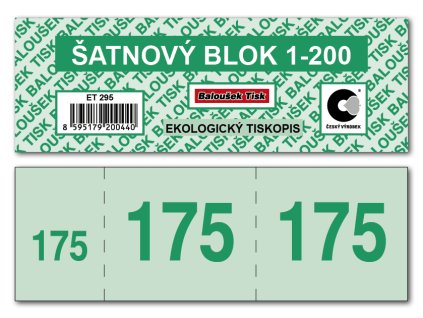 Šatnové bloky 1-200 ET295