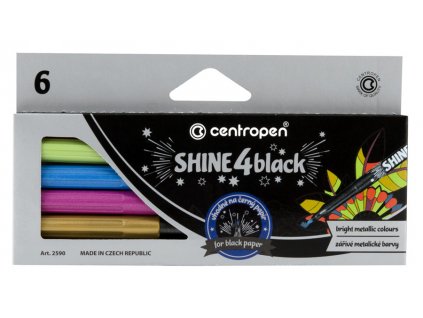 Centropen 2590 Shine 4 Black 6ks