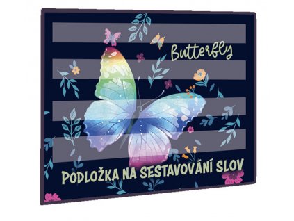 Podložka na sestavování slov Motýl 2 3-92523