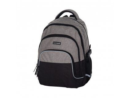 Studentský batoh OXY SCOOLER Grey Black 8-47823