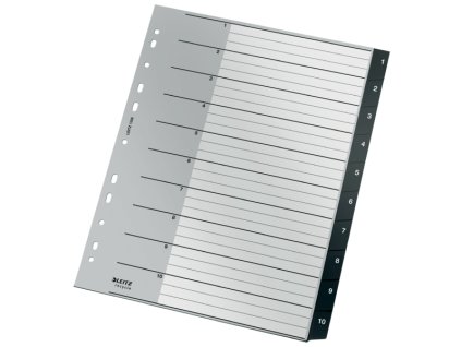 Ekologický rejstřík Leitz RECYCLE 1-10 A4 PP
