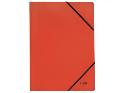 93024 ekologicke desky s gumickami leitz recycle kartonove a4 cervene
