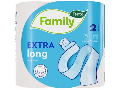 Kuchyňské utěrky Tento Family Extra Long 2ks