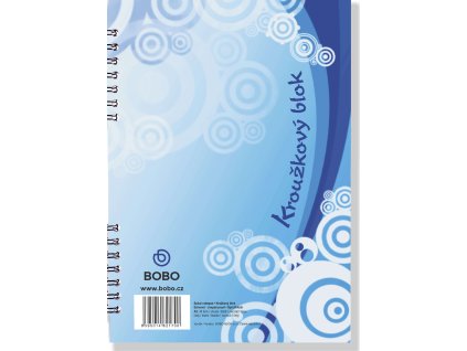 Kroužkový blok BOBO A5 40 listů čistý