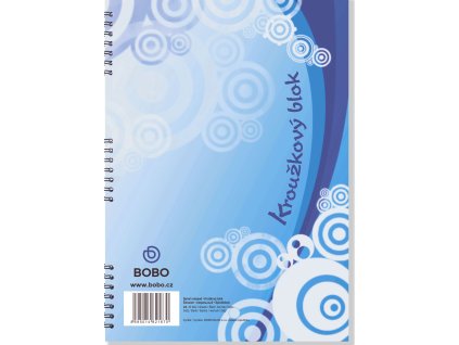 Kroužkový blok BOBO A4 40 listů čistý