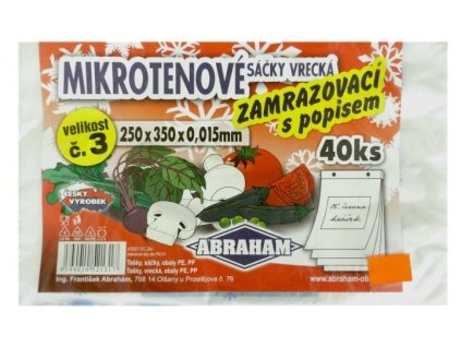 9858 1 sacek zamrazovaci 25x35cm 40ks