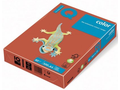 IQ COLOR ZR09 A4 80g cihlově červená