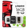 Paměťová karta Kingston SDHC 16GB s adatpérem