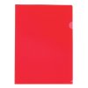 1467 obal l pvc barevny transparentni a4 cerveny