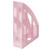 Magazín box plastový transparent světle růžový