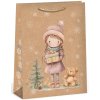 Dárková taška vánoční T5 natur