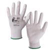 Rukavice CXS BRITA WHITE, máčené v polyuretanu, velikost 7