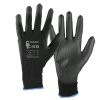 Rukavice CXS BRITA BLACK, máčené v polyuretanu, velikost 11