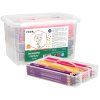 Pastelky šestihranné RICO, tuha průměr 3 mm, 216 ks (18 x 12 barev), PP box