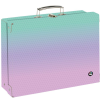 Kufřík lamino hranatý A4 OXY NEXT Ombre Pink