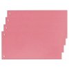 Papírový rozlišovač HIT 105x240mm růžový