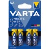 Alkalické baterie VARTA HighEnergy AA 4ks
