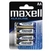 Baterie MAXELL alkalická AA 4ks