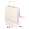 22254 1 taska papirova bila 250x110x320mm