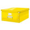 Krabice s víkem Leitz Click&Store WOW L žlutá