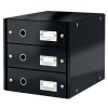 22734 zasuvkovy box leitz click store wow 3 cerny