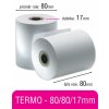 Pokladní kotouček TERMO 80/80/17mm