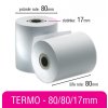 27966 2 pokladni kotoucek termo 80 80 17mm
