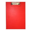 2826 podlozka z pvc s klipem a4 cervena