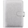 Diář FILOFAX Saffiano Metallic osobní silver