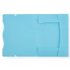 Desky s gumou Pastelini A4 PP modrá