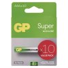 Alkalické baterie GP Super AAA 10ks