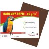 6624 1 barevne papiry a4 80g 100ls hnede