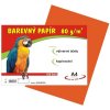 Barevné papíry A4 80g 100ls oranžové