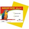 6651 1 barevne papiry a4 80g 100ls zluta